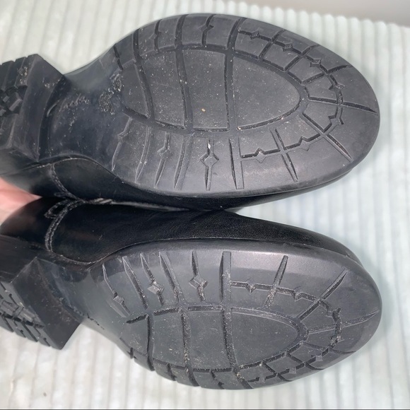 Women’s 6M CLARK’S PLAZA MARKET Black Leather Equestrian Style Riding Boots EXC - Picture 16 of 16